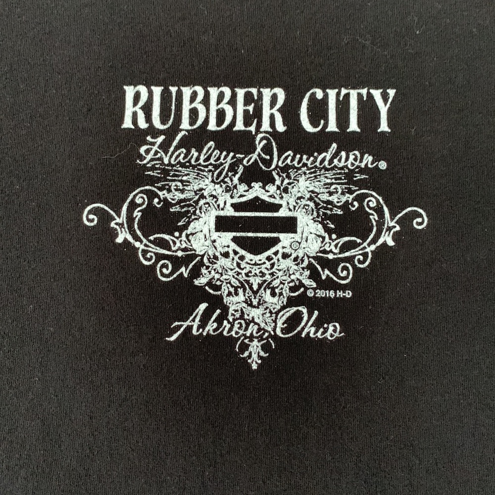 Original "Rubber City" Akron, OH HD Dealership T